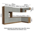 thumbnail image 4 of Cocina Integral Completa Modular Madesa Lux 546cm MG 05, 4 of 5
