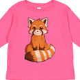 thumbnail image 4 of Inktastic Red Panda T-shirt Boys or Girls Long Sleeve Toddler T-Shirt, 4 of 5