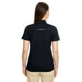 thumbnail image 2 of CORE365 78181R Women's Radiant Performance Piqué Polo with Reflective Piping-Black-2XL, 2 of 3