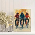 thumbnail image 2 of Qisvanset Framed Canvas Wall Art 12x16 Inch Cool Biker Animal Kids Room Bright Wall Decor, 2 of 5