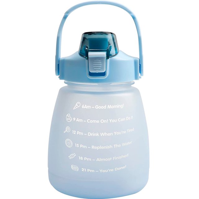 Botella De Agua Shendy Vendy Deportiva Motivacional 1 Lt Gran Capacidad