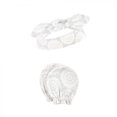 thumbnail image 6 of Hudson Baby Infant Girl Cotton Headband and Scratch Mitten Set, Lace Medallion, 0-6 Months, 6 of 6