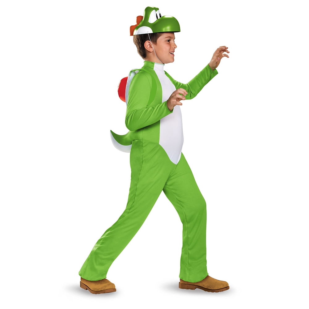 Nintendo Super Mario Bros. Yoshi Halloween Costume for Children, Boys Size M (8), by Disguise