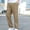Khaki, variant on Men's 100% Cotton Hiking Tactical Pants Lightweight Stretch Cargo Work Pants with Multi Pocket Khaki