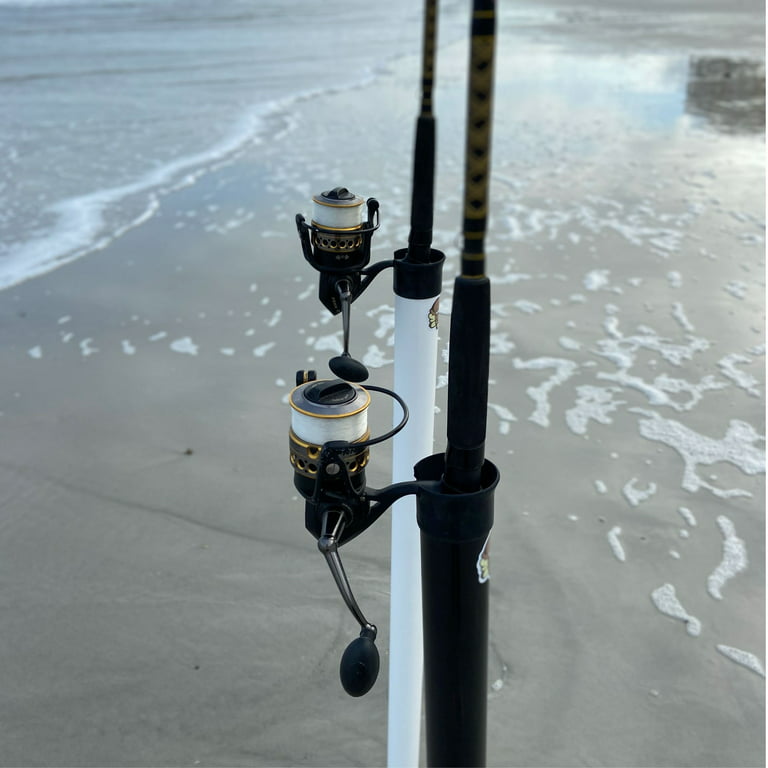 Sand Flea Surf Fishing Rod Holder Beach Sand Spike. 2, 3 or 4 Foot Lengths. Made from Impact and UV Resistant PVC. 100% USA Made .