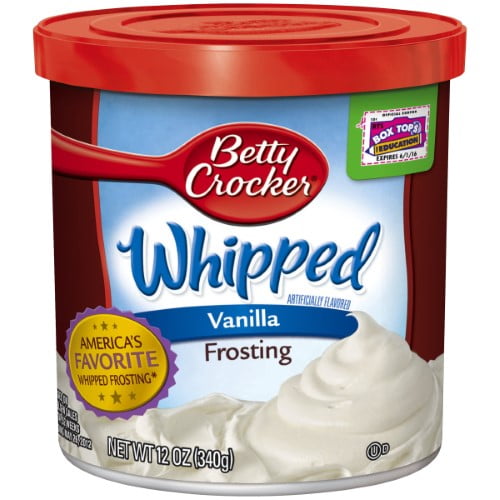 Betty Crocker Whipped Vanilla Frosting 12oz, Bare Bisque Walmart