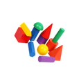thumbnail image 2 of Dalazy 12 Pieces Large Size Pattern Blocks Colorful for Game Shape Sorters Teaching, 2 of 9