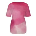 thumbnail image 6 of STETMN Tie Dye Shirt for Women Oversized Gradient Short Sleeve Tees Summer Trendy Casual Tops, 6 of 7