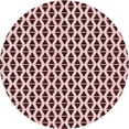 thumbnail image 1 of Ahgly Tapis Rond Lavable en Machine Intérieur Transitionnel Rose Profond, 5 Pieds Rond, 1 of 7