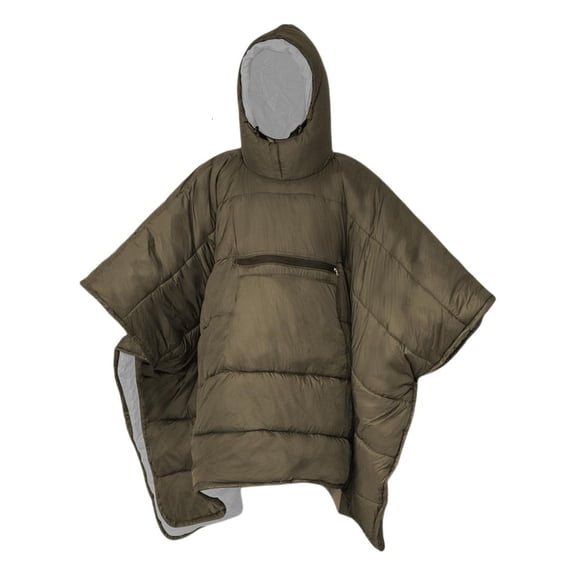 YIEMEEN Multipurpose Insulated Cloak Camping Poncho for Winter Hiking and Outdoor Use