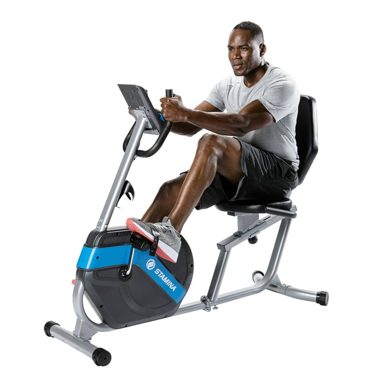 Stamina magnetic recumbent bike discount