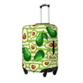 thumbnail image 2 of Balery Avocado Green Striped Luggage Cover Protector, Scratch And Dirt Resistant, Fits 18-32 Inch Luggage(excluding luggage) - X-Large, 2 of 9