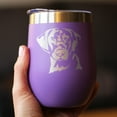 thumbnail image 3 of Bevvee Insulated Wine Tumbler 12 oz Labrador Face Labrador Lover Gifts Tumblers, 3 of 4