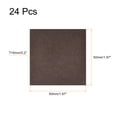thumbnail image 2 of Felt Furniture Pads, 2" x 2" Self Adhesive Square Floor Protectors, Brown 24Pack, 2 of 6