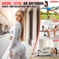 thumbnail image 6 of Ankle Resistance Bands with Cuffs, Resistance Bands for Working Out,  Gym Workout Equipment for Women, Pilates Exercise, , , Glute Ankle Weights - Exercise Guides Included, 6 of 6