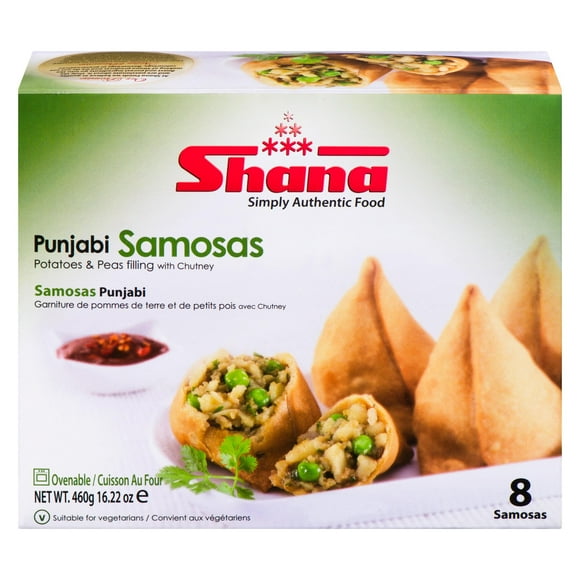 Samosas Punjabi Shana de Rubicon 460 g, paq. de 8