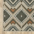 thumbnail image 6 of Avalon Home Lakeland Tribal Indoor/Outdoor Rug, 5'3" X 7'3", Grey/ Orange, 6 of 11
