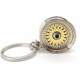 thumbnail image 4 of LAICAIW Gold BBS Wheel Keychain Automotive Automotive Part Car Gift Key Chain Ring, Gold Bbs Wheel, One Size, 4 of 5