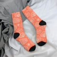 thumbnail image 5 of Pofeuu Beautiful Corals Print Crew Socks, Adult Running Hiking Socks for Youth and Adult, 5 of 6