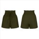 thumbnail image 3 of Pantalones Cortos de para Mujer, de Cintura Alta, con Pierna , Cómodos y Elásticos para Playa y Verano. Verde L, 3 of 6