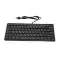 thumbnail image 1 of German Keyboard Russian English Keyboard Abs Keyboard 78 Key Mute Ultra Thin Wired Mini Usb Interface Desktop Computer Small Language Keyboard, 1 of 7