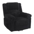 thumbnail image 2 of Corduroy Recliner Chair, Manual Recliner Sofa, 90°-160° Adjustable Comfy Upholstered Single Sofa Armchair with Side Pocket, for Living Room, Bedroom Nursing use, 2 of 5