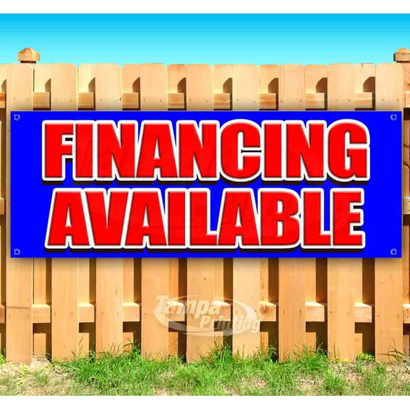 Financing Available 13 oz Vinyl Banner With Metal Grommets