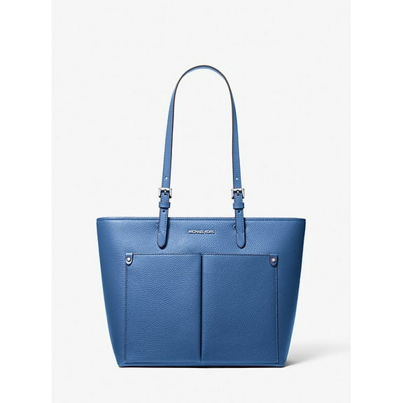 Michael Kors Outlet Jet Set Medium Pocket Tote Bag - Galaxy Blue