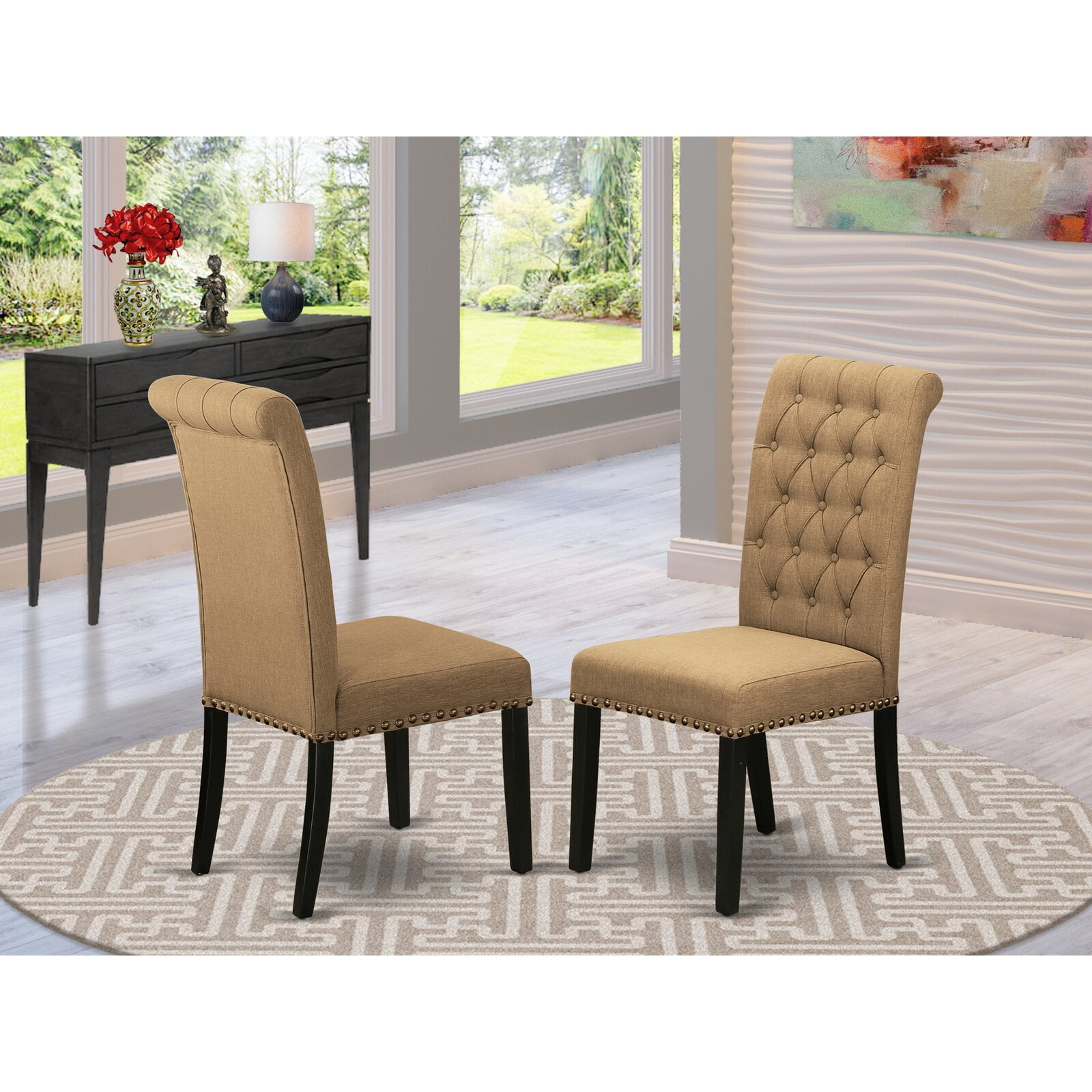 Shorthill Upholstered Dining Chair, Seat 18" H x 18" W x 18" D