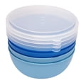 thumbnail image 4 of Yourzone 18oz Divided Bowl Blue, 4 of 7