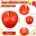 thumbnail image 2 of 10pcs Apple Candle Artificial Creative 3D Apple Shaped Candles Rosh Hashanah Party Wax Candle Gifts for Christmas Birthday Wedding Party Table Decor Mother Gifts (Red), 2 of 6