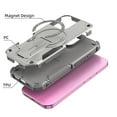 thumbnail image 4 of for iPhone 17 6.1-inch Case [Compatible with MagSafe] Built in Invisible Stand, Military Grade Shockproof Soft TPU Protective Cover Case,Grey,For iPhone 17, 4 of 8