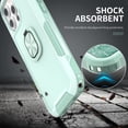 thumbnail image 2 of For iPhone 13 Pro Max Case Heavy-Duty Triple Layer Cover w/ Magnetic Ring Stand, 2 of 3