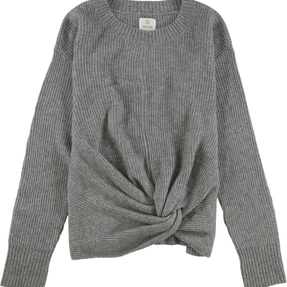American Eagle Womens Solid Pullover Sweater, Grey, Medium