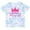 Tie Dye Blue, variant on Inktastic Birthday Princess, Little Princess, Crown, Stars Girls Toddler T-Shirt