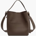 thumbnail image 1 of Bolso bandolera para mujer, bolso de hombro, bolso de piel, espacioso, tipo hobo, para mujer, bolsos bandolera de moda, bolsos de mano, bolso tipo cubo, cartera, bolso de viaje, bolso de, 1 of 5