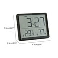 Elegant Digital Wall Clock Suction Designs for Fridge Mount