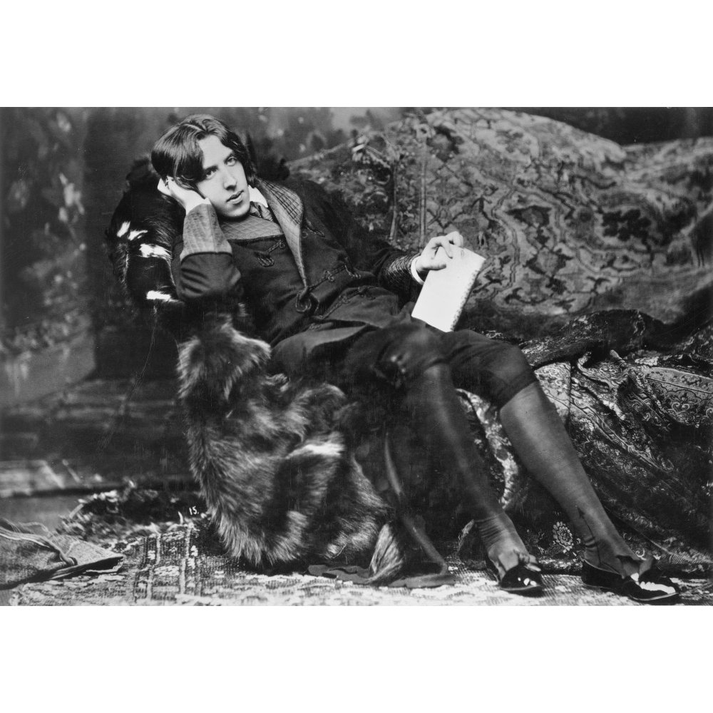 Stretched Canvas Art Oscar Wilde (18541900). /Nirish