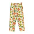 thumbnail image 4 of Xecao Rose Daisy Women's Straight Lounge Pajama Pants: The Epitome of Relaxed Sleepwear, 4 of 9