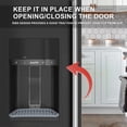 thumbnail image 4 of PULLIMORE Water Dispenser Drip Tray Silicone Splash Guard Refrigerator Drip Catcher Collector Home Kitchen Supplies, 4 of 9