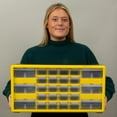 thumbnail image 5 of Akro-Mils 26 Drawer Plastic Cabinet Storage Organizer with Drawers for Hardware, Small Parts, Craft Supplies, Yellow, 5 of 6