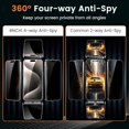 thumbnail image 3 of REJODA-2 Pack 4 Way 360° Privacy Screen Protector for iPhone 15 Pro Max, Horizontal and Vertical All Around Anti-Spy 9H Tempered Glass Film, Scratch Resistant, Zero Bubbles, Face ID Sensitive, 3 of 4