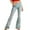 Light Blue, variant on Women's Middle Waisted Bootcut Jeans - Stretch, Mom Style