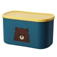 thumbnail image 1 of Dispensador de papel higiénico con forma de oso de dibujos animados, soporte de papel higiénico para pared, decoración del hogar, 1 of 6