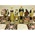 thumbnail image 4 of American Revolutionary War Chess Set W/ 17" Mosaic Color Board Independence, 4 of 8