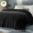 thumbnail image 2 of U by Bedsure Fleece Blanket Black - Throw Blankets, 260GSM Soft Lightweight Throws for Toddlers, Kids, 2 of 6