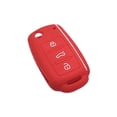 thumbnail image 3 of Funda de silicona para mando a distancia inteligente, funda protectora a prueba de golpes, se adapta perfectamente a la funda para mando a distancia, Rojo shamjiam Caso de la cubierta clave, 3 of 8