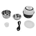 thumbnail image 2 of Electric Lunch Box 2 Layer Heating Portable Lunch Box Food Warmer for Car Home EU Plug 220V, 2 of 8