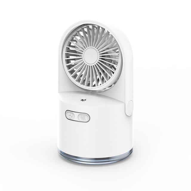 Ventilador nebulizador portátil, velocidad del viento ajustable, humidificador nano con configuraciones de 3 velocidades para trabajo continuo, mini ventilador alimentado por USB para el hogar, la