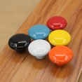 thumbnail image 4 of Koszal 32mm Smooth Drawer Pulls Punch Installation Anti-fall Off Colorful Round Ceramic Cabinet Knobs for Drawer, 4 of 8
